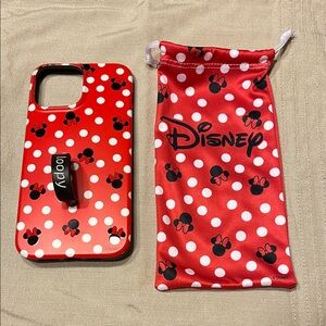 Disney Red and White Polka Dot Phone Case